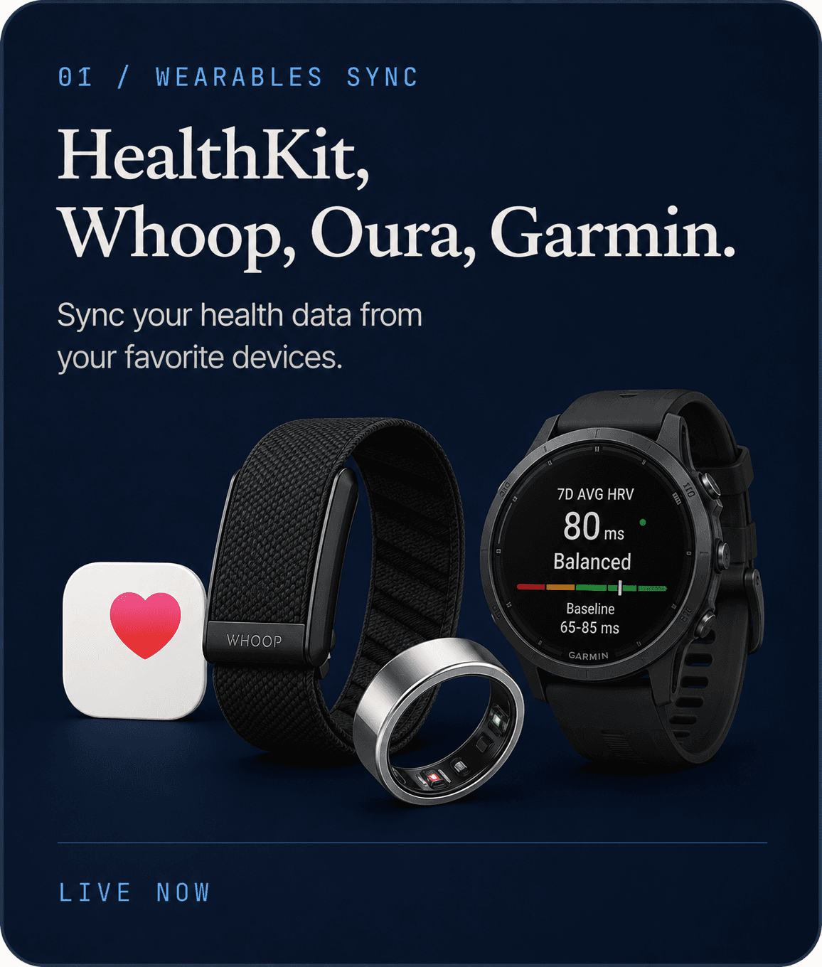 Health data sync with wearable devices